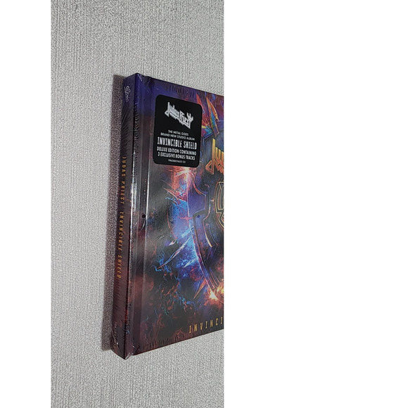 Judas Priest Invincible Shield CD with bonus tracks - Picture 5 of 7